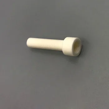 

2pcs M8 Allen cup head high temperature resistant ceramic screws anti-corrosion insulation alumina ceramics screw 35mm long