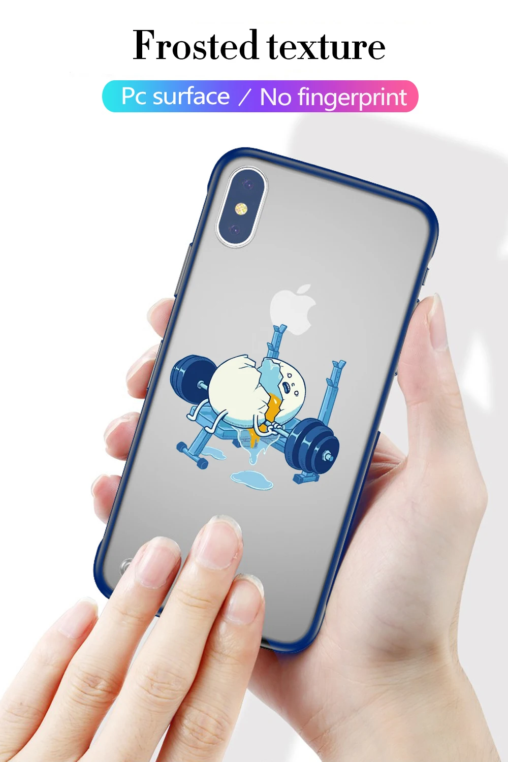 

ciciber Phone Case Funda for Iphone XR X XS MAX Transparent Matte Hard Cover for iPhone 7 8 6 6S Plus Cute Funny Animal Dog Capa