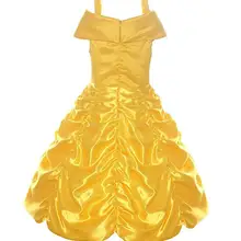 Взрывная детская одежда; детское платье на Хэллоуин; вечернее платье; платье принцессы для маленьких девочек; платье принцессы Белль