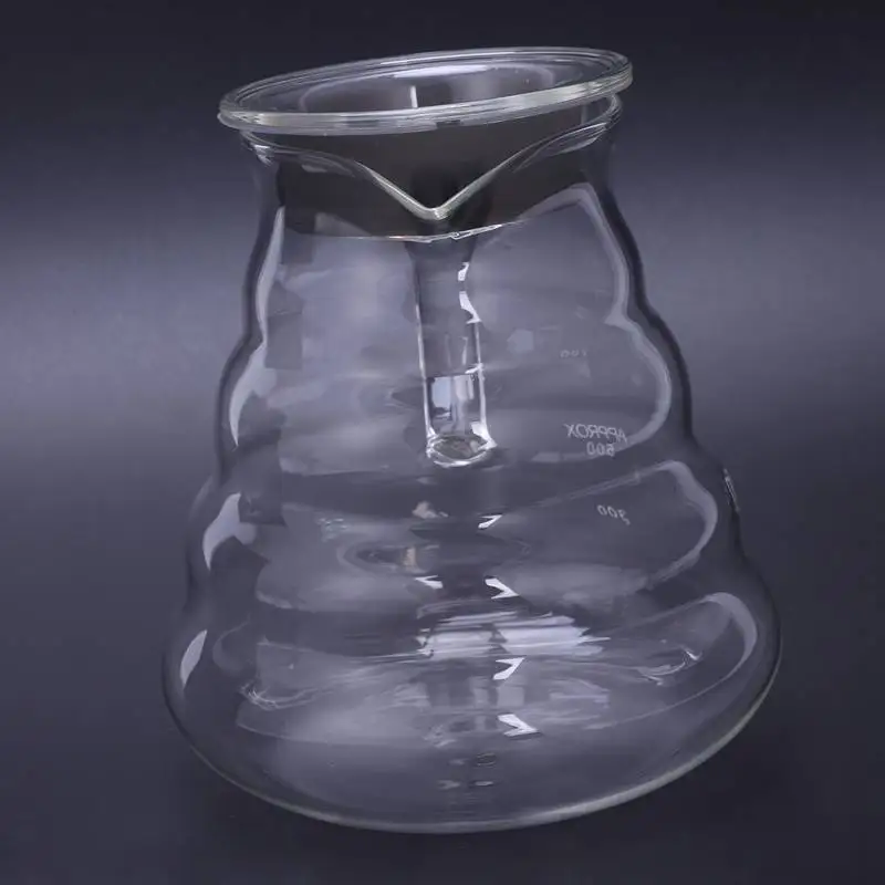 HOT-V60 залить над стеклянным диапазоном кофе сервер графин капельного кофе горшок Кофе чайник заварник бариста Перколятор прозрачный