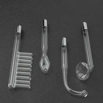 

4 in 1 High Frequency Electrode wand Glass Tube, Facial Skin Electrotherapy Care Spa Salon Beauty Acne Remover Machine