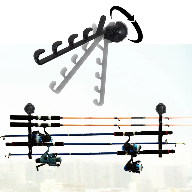 2pcs/lot Suction Cup Fishing Rod Carrier Vehicle Rod Carrier