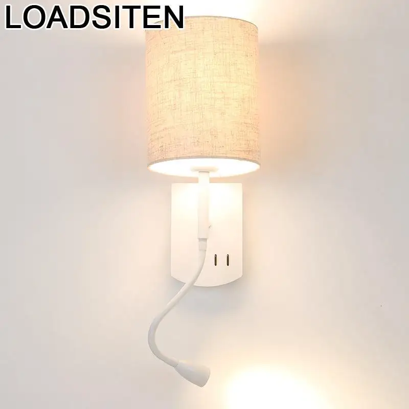 De Parede Coiffeuse Avec Miroir Cama Tocador Lampara Deco Mural