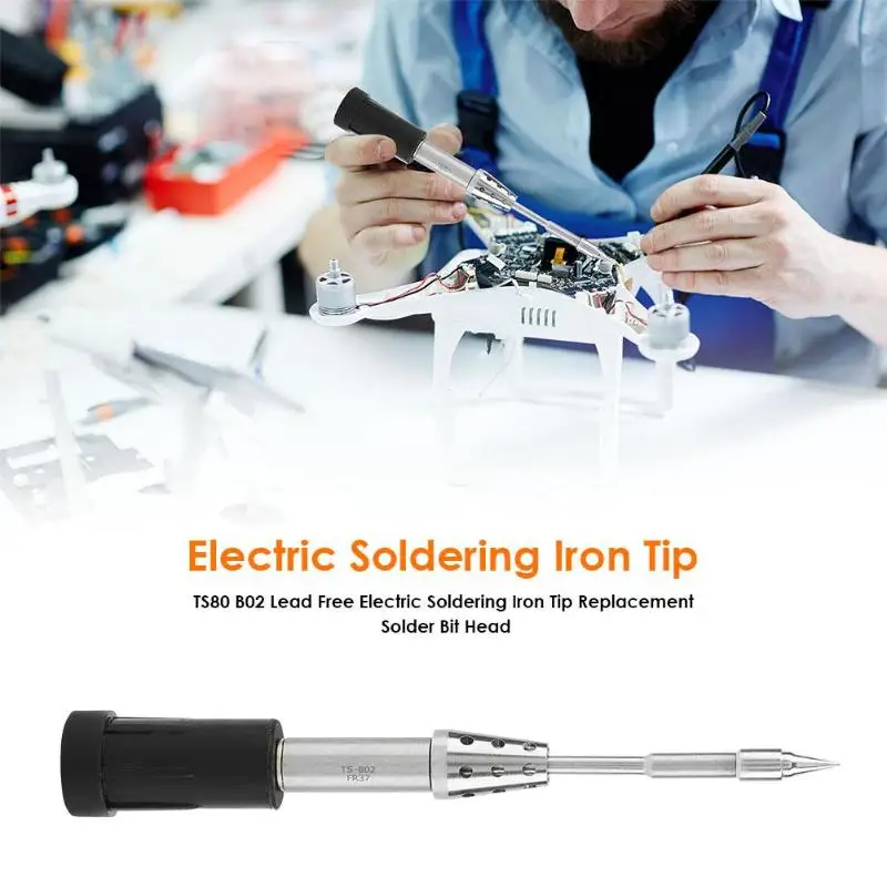 

TS80 Soldering Iron Tip Skillful Manufacture Superior Quality Lead Free Adjustable Temperature Replacement Solder Bit