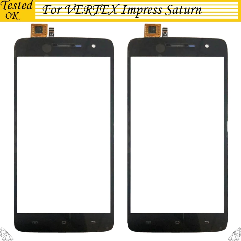 5 дюймов для Vertex Impress Saturn сенсорный экран Переднее стекло дигитайзер панель сенсорный экран