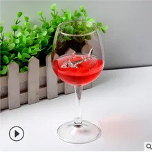 Модный бокал для красного вина с акулой, практичный, функциональный, вечерние, клубный, домашний контейнер, оригинальное стекло, ручная работа, хрустальные вечерние бокалы