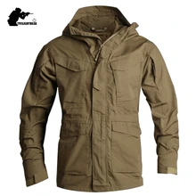 Новинка, мужской Тренч в классическом стиле, мужской военный Тренч M65, водонепроницаемый, ветрозащитный, UK Smock, пальто, мужская верхняя одежда, брендовая одежда, 3XL, BYA010