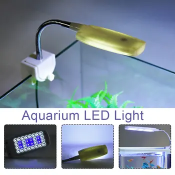 

SOLEDI Lighting Aquarium Lamp Light Led MINI Fish Tank LUMEN Distorted White Home Lights Fish Tanks Supply Aquarium Lights