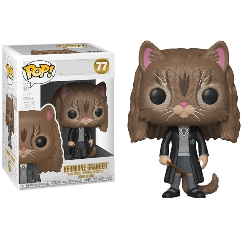 Funko pop официальный Поттер Снейп рубеус Луна Добби Рон Уизли фигурки фигурка поп Коллекционная модель игрушки рождественские подарки - Цвет: with box 77