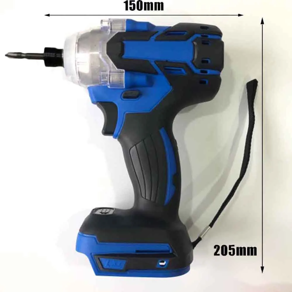 

18V 520Nm Electric Impact Wrench Brushless For Makita DTW285Z No Battery Cordless 1/2inch Hex Chuck Power Tool