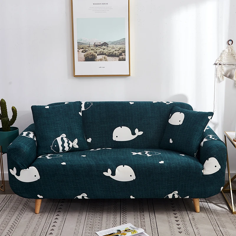 Классический плед Печать дивана чехол для дивана все включено нескользящий чехол для домашнего офиса один/два/три/четыре сиденья - Цвет: color13