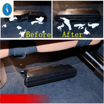 

Yimaautotrims Auto Accessory Seat Under Heat Floor Air AC Duct Vent Outlet Dust Plug Cover Kit Fit For BMW X5 G05 2019 2020