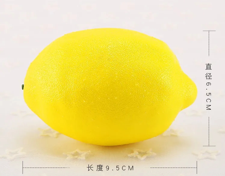 1 шт. искусственные фрукты лимон эва пластик мини поддельные искусственные фрукты магазин Декор искусственные фрукты овощи обучения