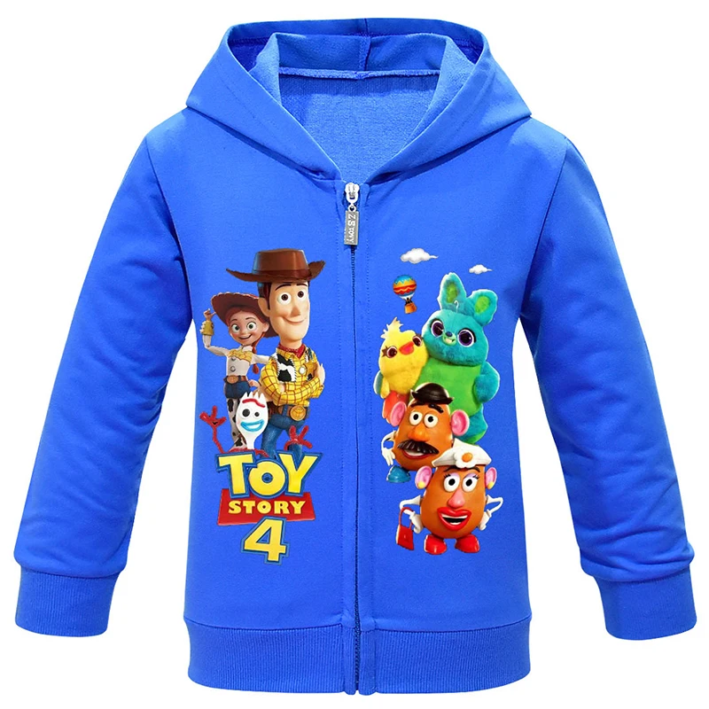 Toy Story Hoodie 8 Одежда для маленьких мальчиков и девочек с героями мультфильма «История игрушек»; толстовка с капюшоном Вуди Базз Лайтер Джесси; Детская осенняя куртка; одежда с героями мультфильмов - Цвет: Toy Story Hoodie 8