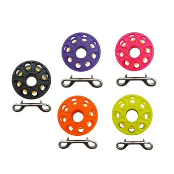 

Scuba Diving Diver Dive Reel Finger Spool & 18m Line, Double End Bolt Snap - Choice of Color