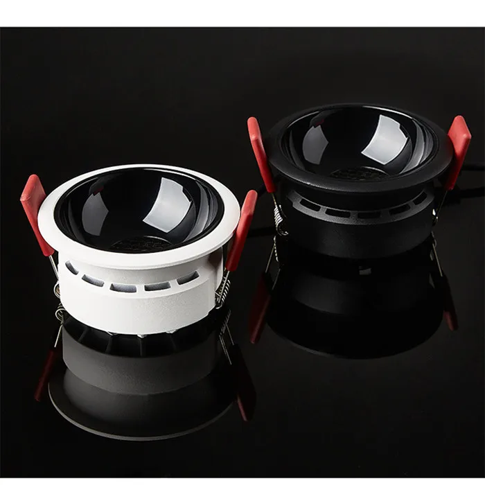 Description Picture 4 of itemDimmable Round  Anti Glare Recessed LED Downlight 7W 12W 15w 20w AC85-265V COB Ceiling Kitchen Living Room Indoor Lighting