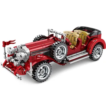 

Vintage Car Compatible Technic Mechanicaed 617 PCS Vintage Car Building Blocks Children Toys Compatible 701650
