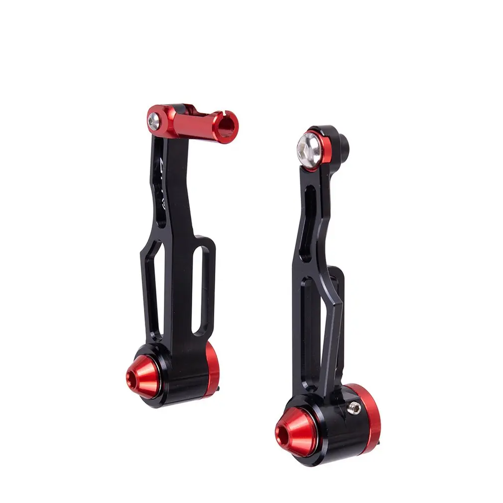 1 пара алюминиевый горный велосипед 2 пальца MTB велосипед BMX V-Brake велосипедные тормоза V тормозные рычаги тормозные рукоятки - Цвет: 1black