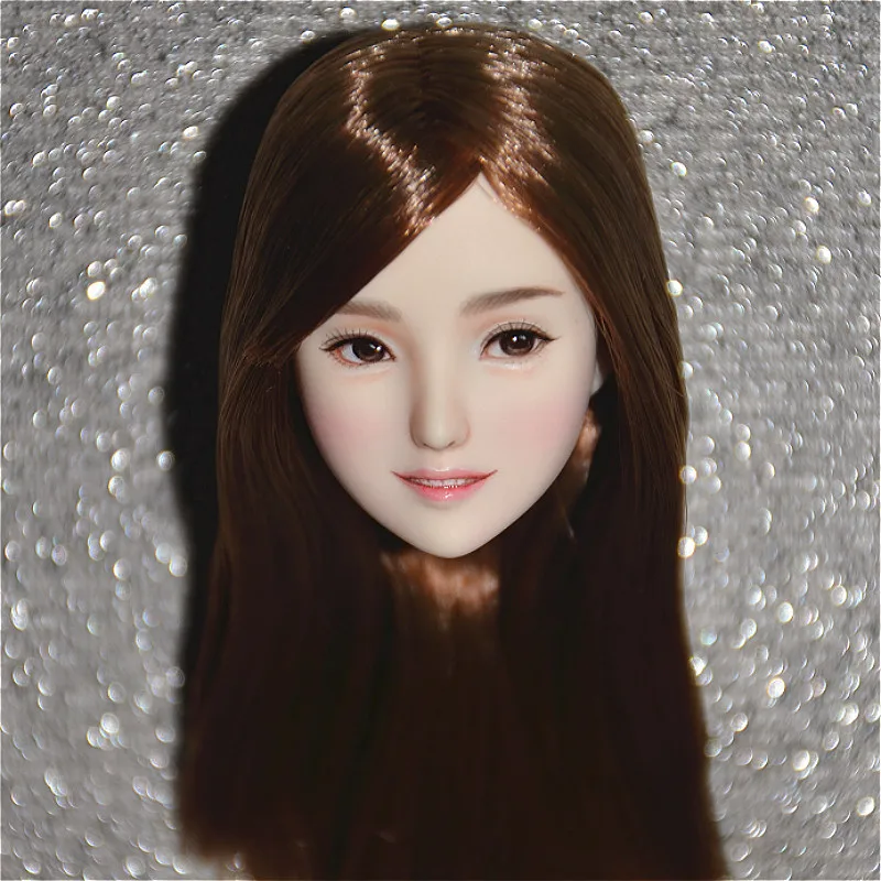 

Estartek Hand Makeup Customized SY47 1/6 Realistic Style Obitsu OB27 Anri Sugihara Head Sculpt for Phicen OB Action Figure DIY