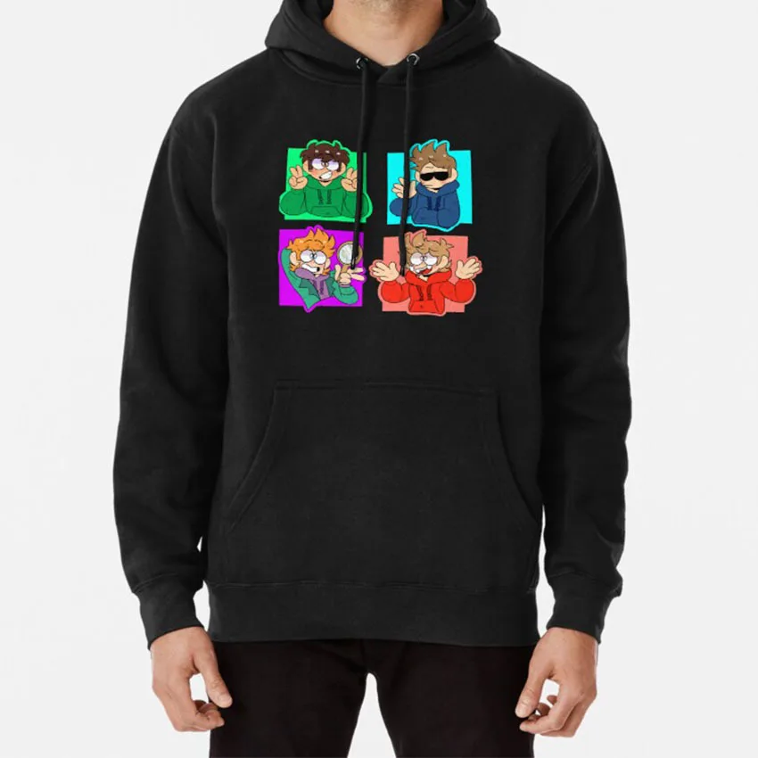 Толстовка с капюшоном для всех мальчиков Eddsworld Ewmatt Ewtord Ewtom Ewedd мультфильмы Webtoon Ew |