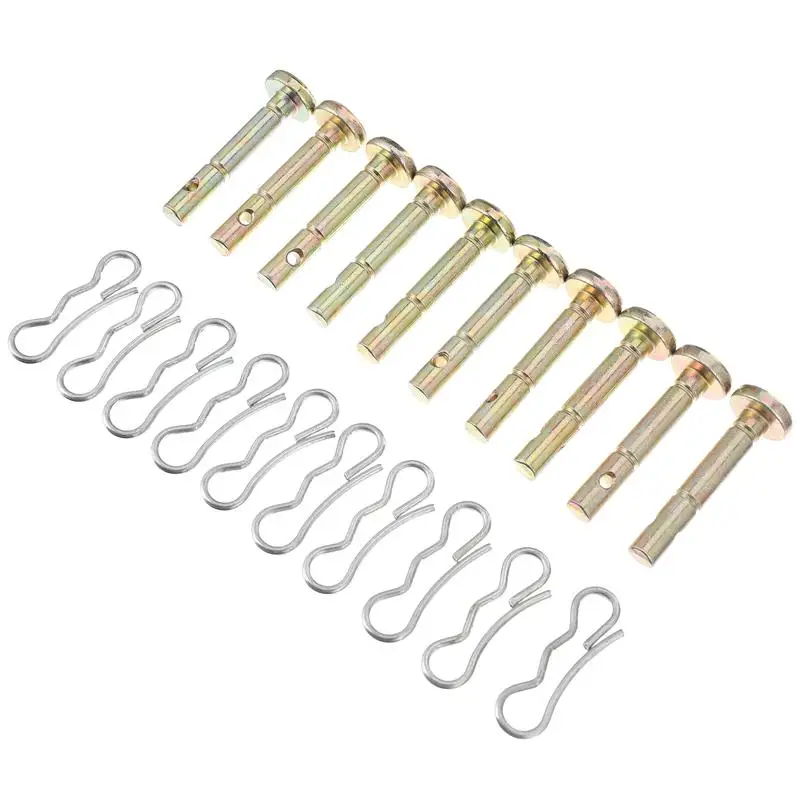 10 Set Shear Pin And Cotter Pin Compatible For 714-04040 738-04124 Snow Blowers Shear Pins & Cotter Pins