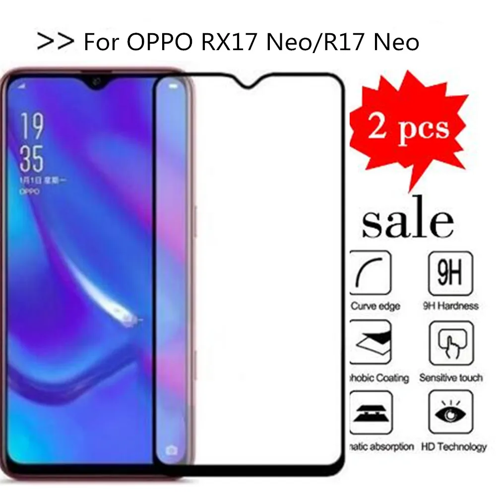 Закаленное стекло 9H 2.5D для OPPO RX17 Neo полноэкранная защитная пленка RX17Neo RX R 17 R17 CPH1893
