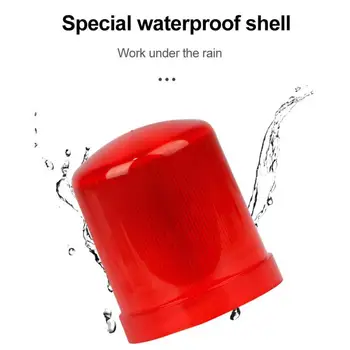 

Car LED Flashing Strobe Beacon Emergency Warning Alarm Flash Light Lamp Amber Common Car Anti-theft Sonic Acoustooptic Alarm