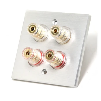 

HiFi home theater wall entry terminal cinema engineering panel audio wiring panel speaker terminal board