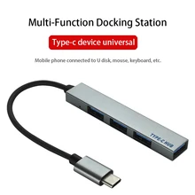 4 порта 480 м разветвитель USB-C USB 2,0 type C концентратор конвертер OTG Кабель-адаптер для Macbook Pro iMac ПК Аксессуары для ноутбуков