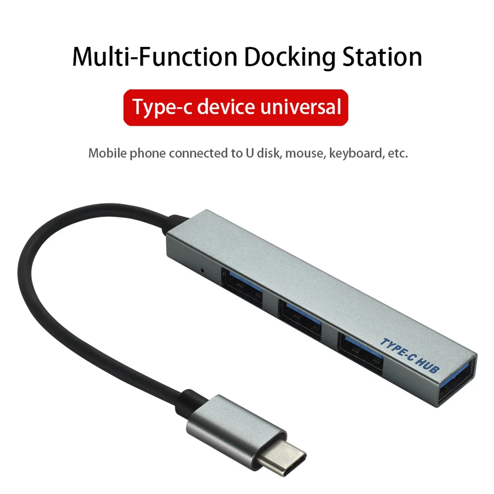 Разветвитель с 4 портами 480 м и USB 2 0 типа C|USB-хабы| |