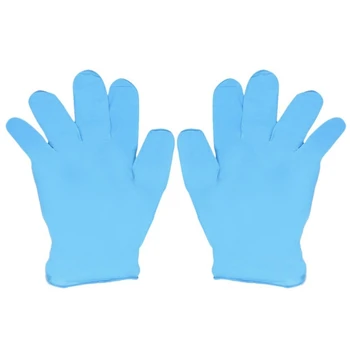 

200PCS L size Blue Disposable Butyronitrile Gloves Medical Housework Working Gloves Anti-dust Anti-virus Rubber Glove