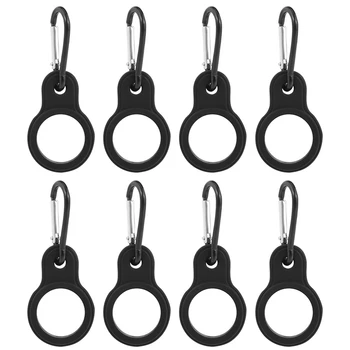 

4/8Pcs Outdoor Climbing Water Bottle Hang Buckle Coke Silicone Carrier Carabiner Clip For Outdoor Activities Daily Use Dropship