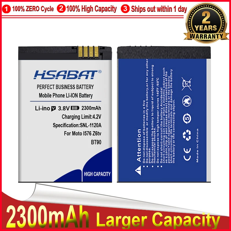 HSABAT 0 цикла 2300 мА/ч BT90 батарея для Motorola Moto I576 Z6tv Q9c SNN5826A SNN5759 SNN5765 SL1K Замена