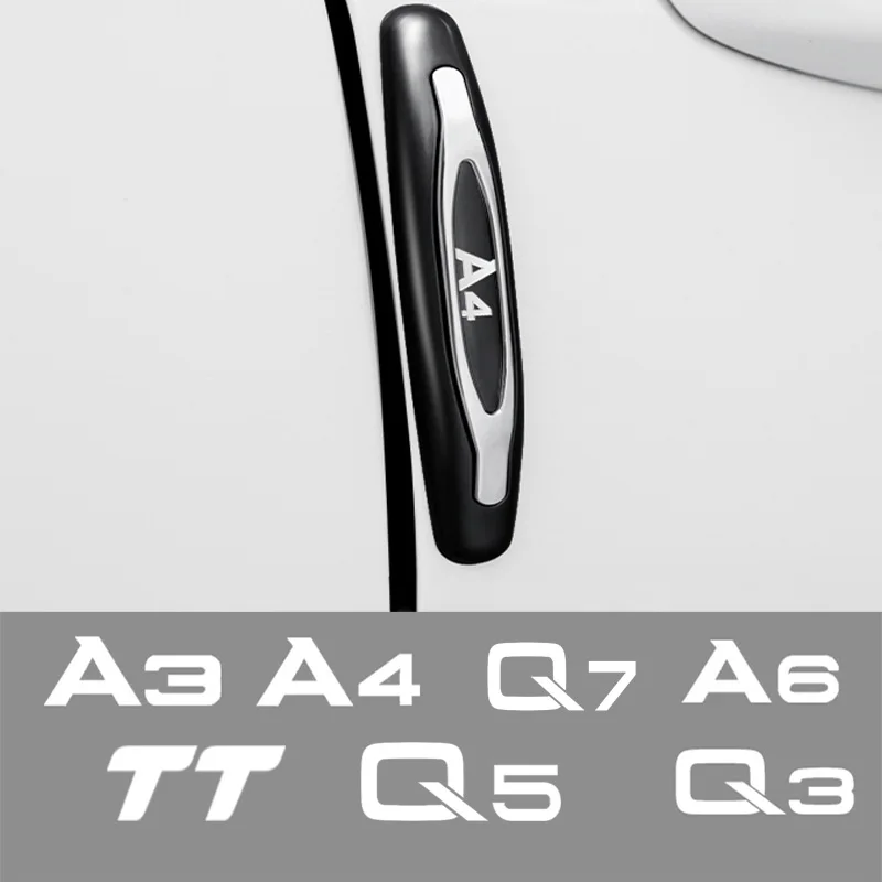 4 шт. автомобильные защитные полосы от царапин для Audi A4 B6 B8 B7 A6 C5 C6 C7 A3 A5 Q3 Q5 Q7 |