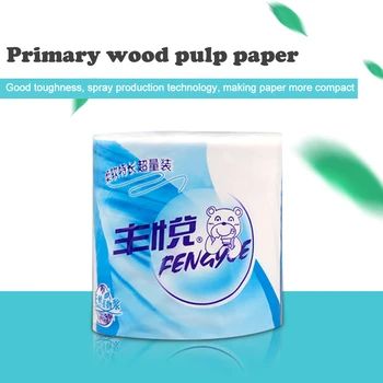 

Native Wood Pulp Roll Paper Tissue Napkin Home Hotel Rolling Paper Towel Party Supplies Disposable Practical Toilet Paper