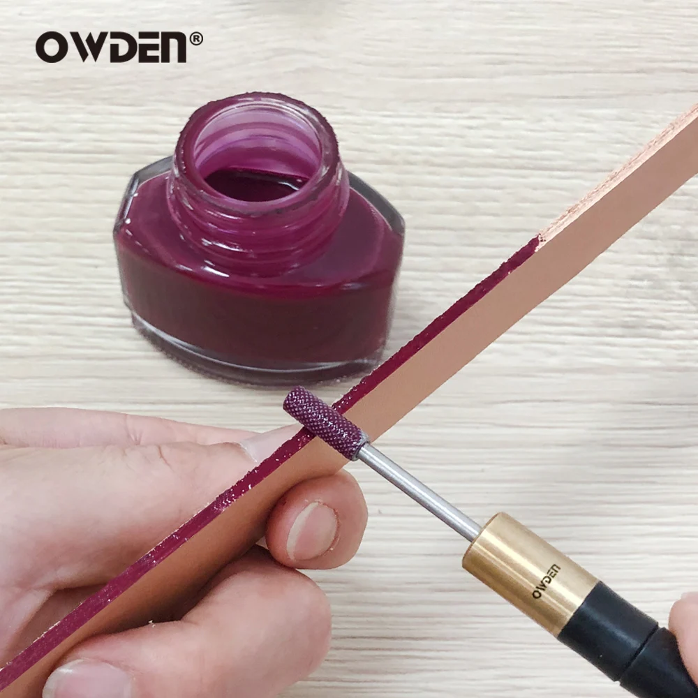 Leather Edge Roller Dye Pen Colorful Edge Roller Applicator Essential Leather Printing Tool for Craft