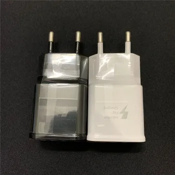 

50pcs/100% Original oem 9V-1.67A 5V 2A US/EU/UK Plug 100% Fast Charging Travel adapter Wall Fast Charger For S8 S9 S10 iP