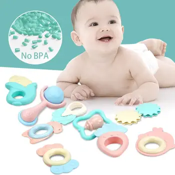 

2020 Silicone Toddlers Infants Baby Teething Toy Soft Fruit Teether Holder Teether Chupetes Feeding Nipple Baby accessories