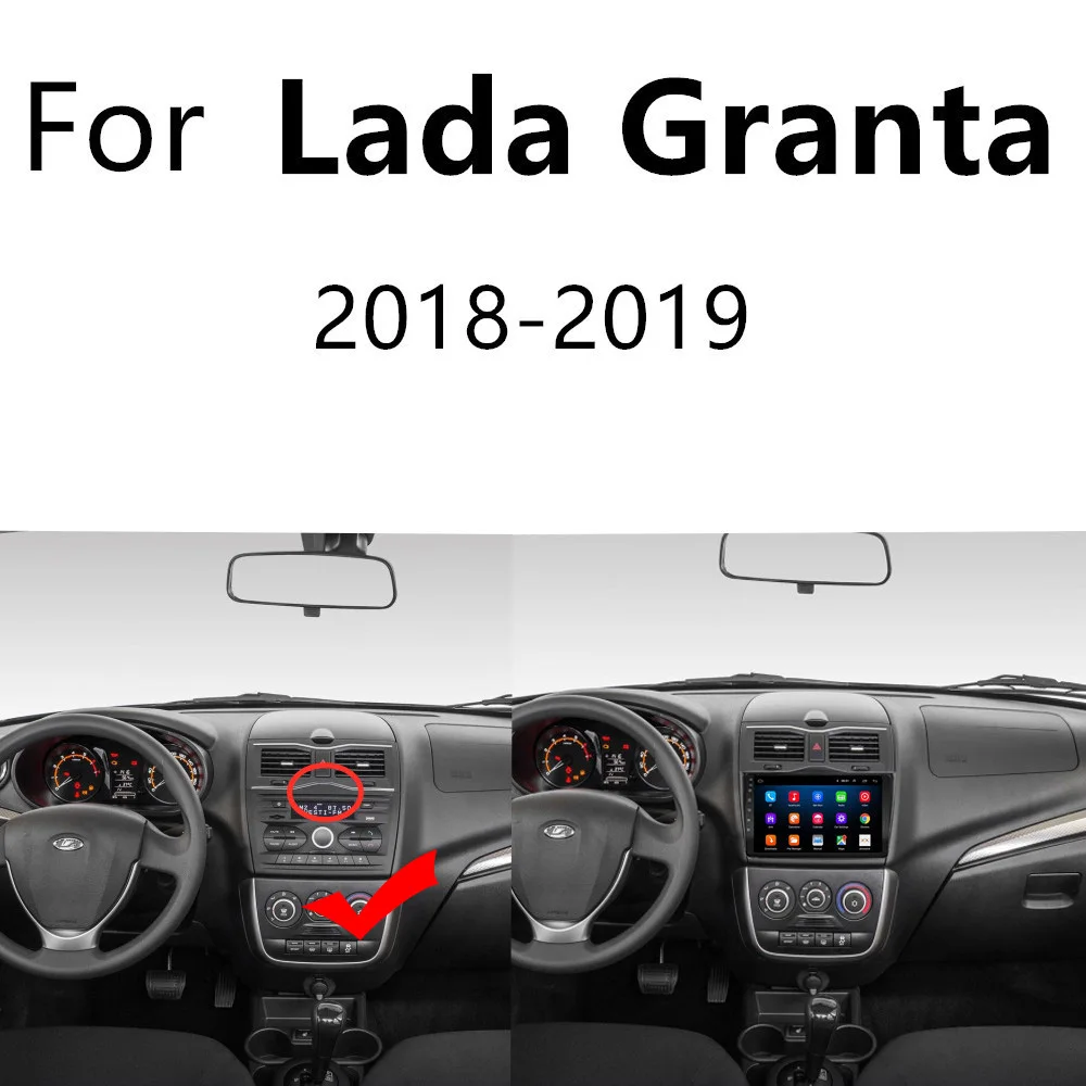 Автомагнитола 2DIN 2 + 32 ГБ Android 8 1 GO GPS навигация мультимедийный плеер для LADA ВАЗ Granta