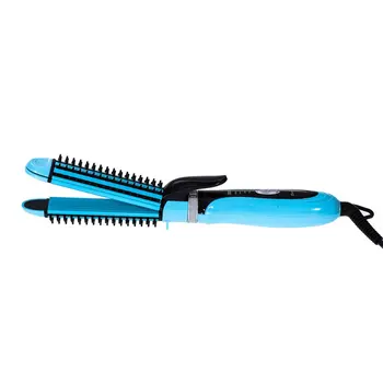 

3 in 1 Professional Hair Salon Styling Tool Hair Multifunctional Straightener &Curler &Temperature Adjustment Tool Fast Heating