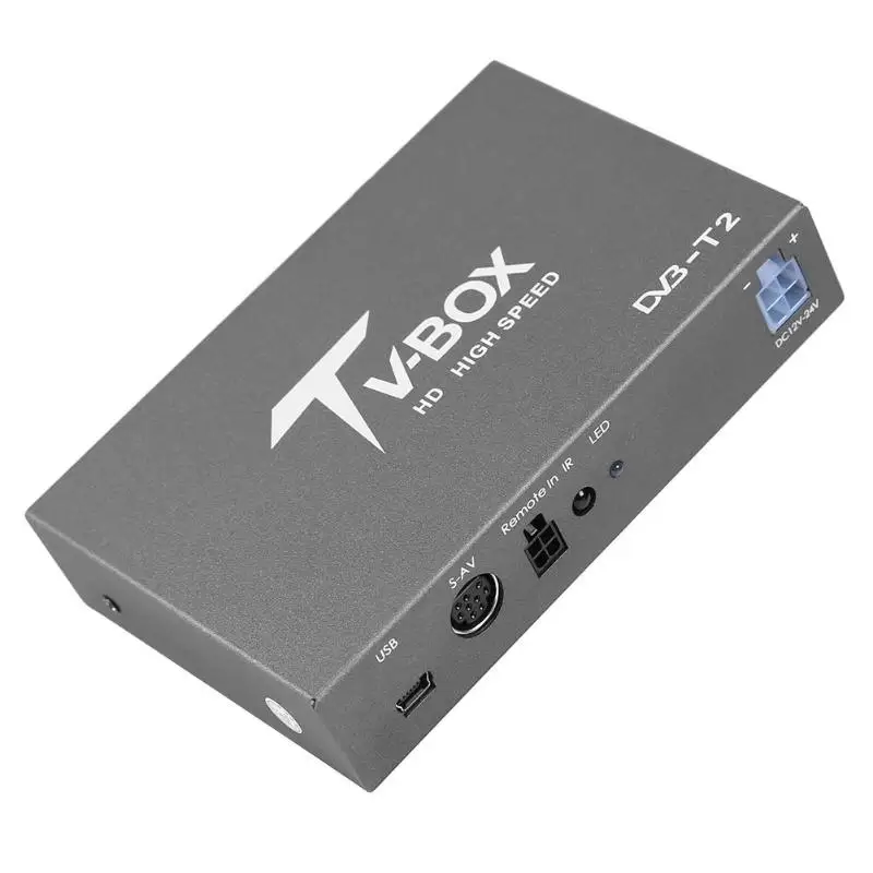 Автомобильный DVB-T2 цифровой ТВ-тюнер в автомобильный dvd-монитор видео система ТВ-приставка специальный дизайн автомобиля Легкая установка