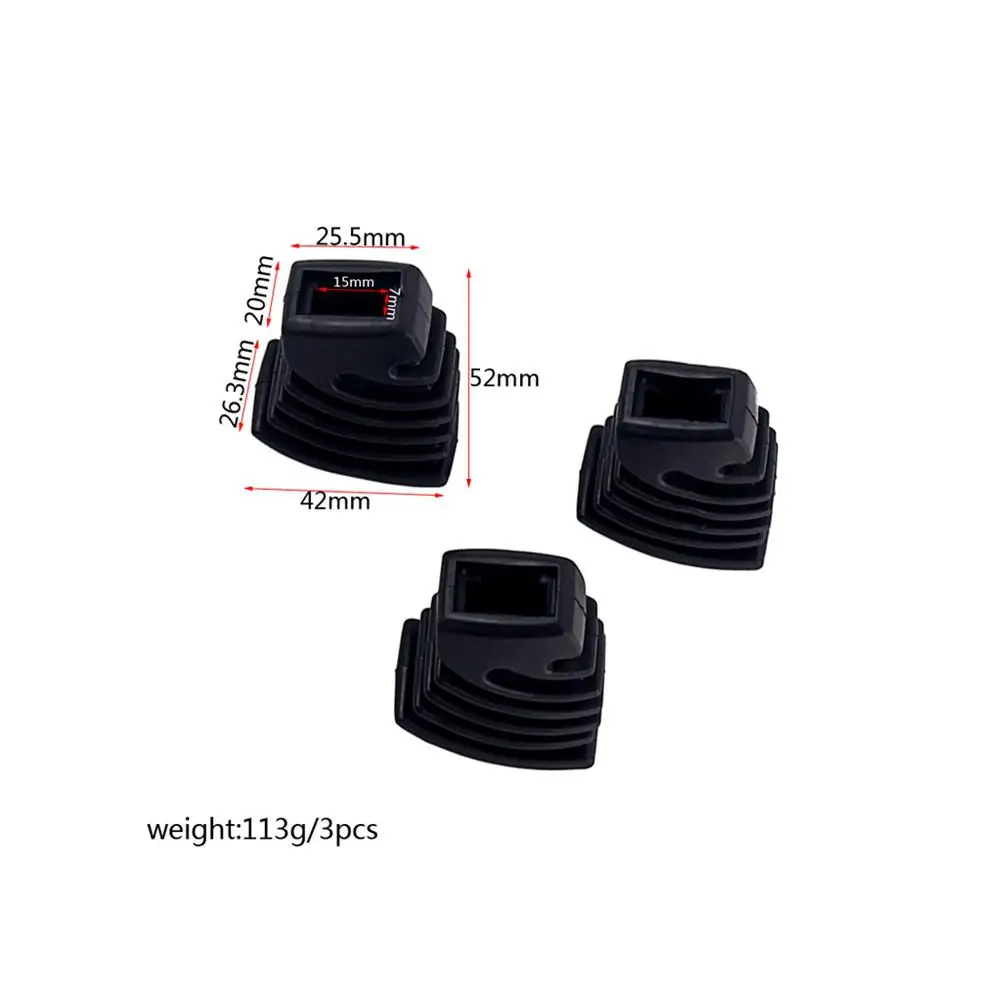 3pcs Drum Rubber Feet Percussionist Musical Gift Drum Bass Spur Foot Instrument Stand Accessories Musical Instrument Parts drum percussion accessories drum accessories