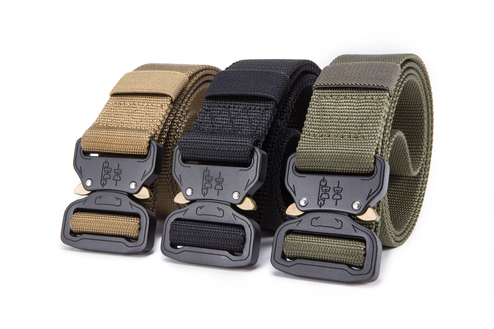 Tactical Belt New Nylon Army Belt Men Molle Military SWAT Combat Belts Knock Off Emergency Survival Belt Tactical Gear Dropship