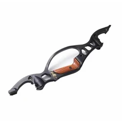 Junxing H2 Recurve Bow 19 Inches Riser F Port Aluminum Alloy Handle for Archery Hunting Shooting