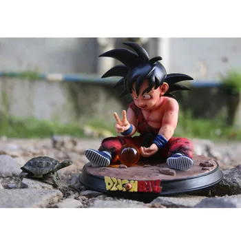 

Anime Dragon Ball Super Saiyan Battle Childhood Damage Son Goku DBZ GK Statue Collect Morden Toy M2582