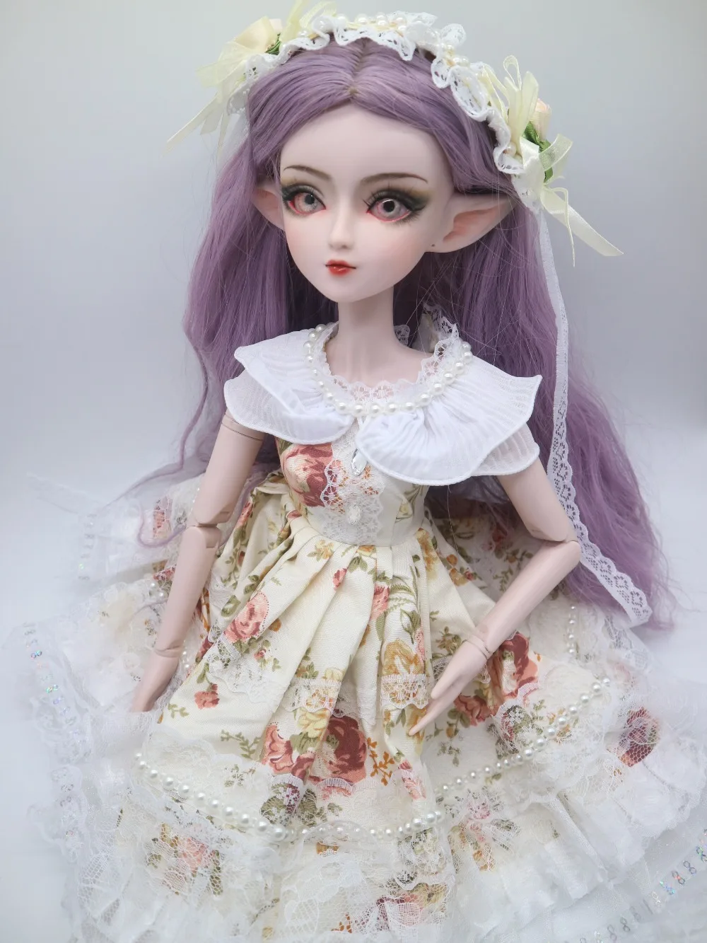 Индивидуальные BJD куклы эльф кукла DIY пластиковая кукла 24 шарнира шарнирная кукла 58 см