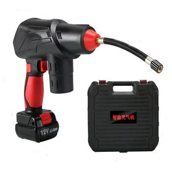 

12V 500kpa Rechargeable Portable Air Pump Electric Inflator Handheld Vehicle Car Tire Compressor Digital Smart PSI Display Pump