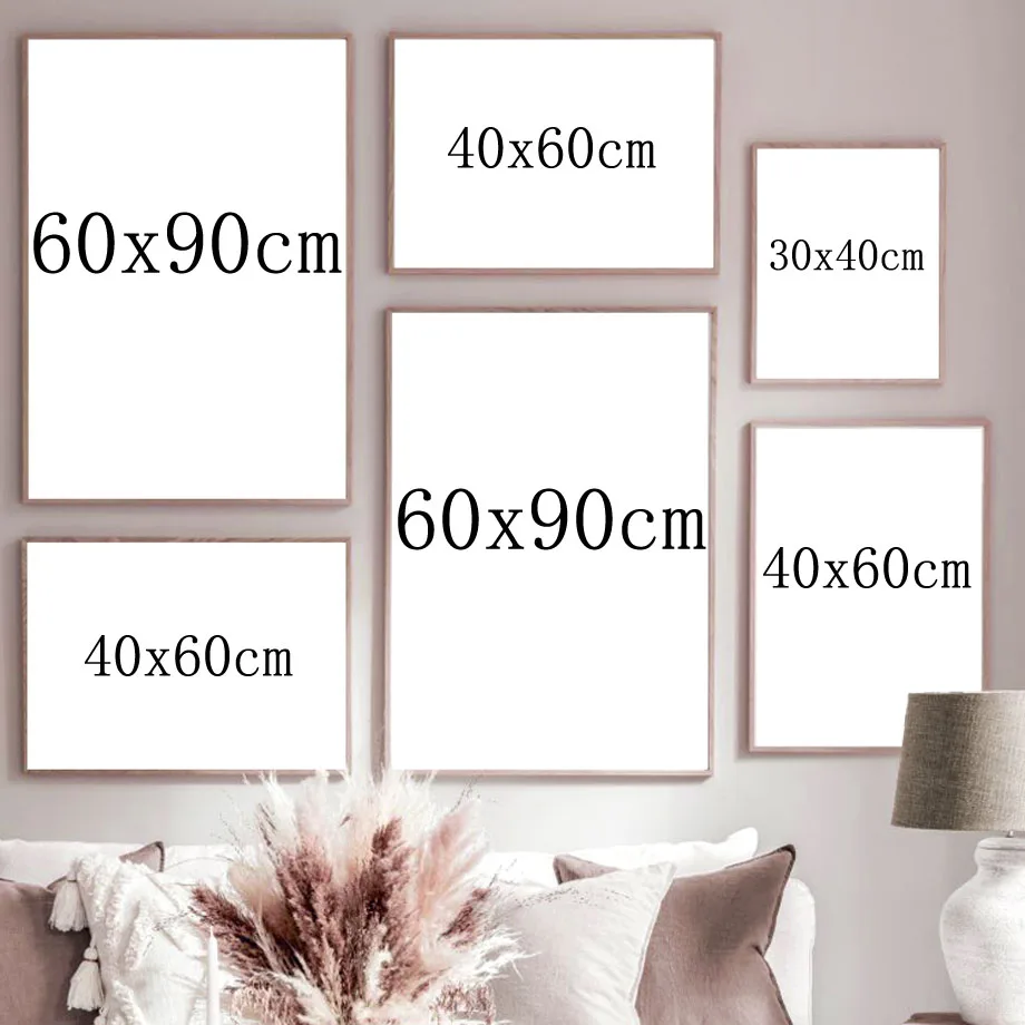 Waliicorners Nordic Posters Wall Pictures For Living Room Decor Pink House Street Desert Magnolia Flower Wall Art 18 H9e0728a15b5348cdba0133c47f1136e19
