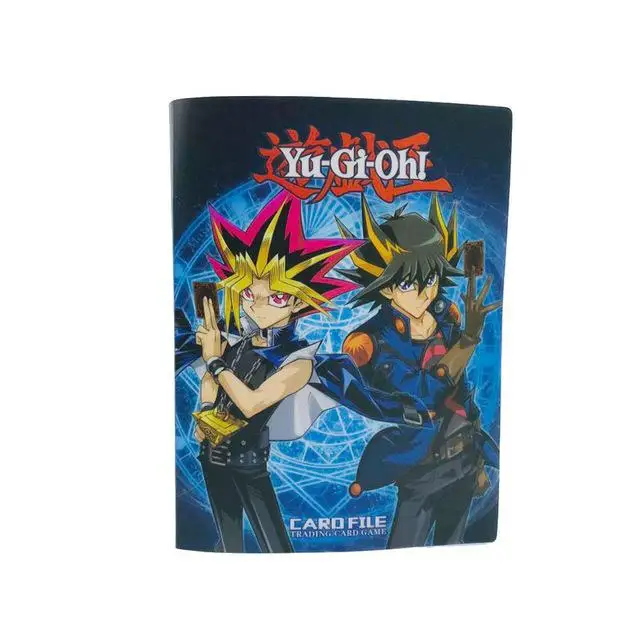 Детский подарок мультфильм аниме yu gi oh 240 шт. держатель Альбом игрушки Dragon Ball коллекционные карты Альбом Топ - Цвет: Светло-желтый