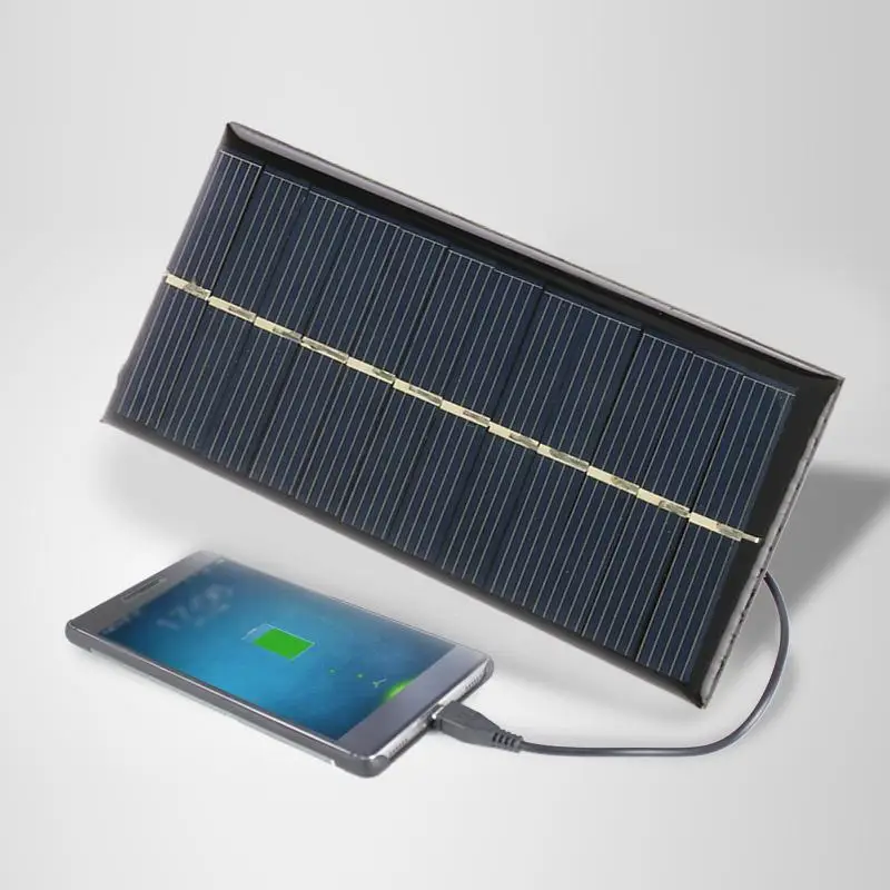 12 В 1,5 Вт 100 мАч поликристаллический кремниевый модуль солнечной панели Мини Солнечная аккумуляторная батарея телефон зарядное устройство с сварочной проволокой Горячая